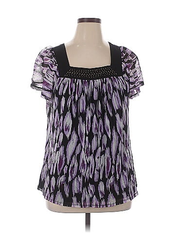 Apt. 9 Short Sleeve Blouse (view 1)