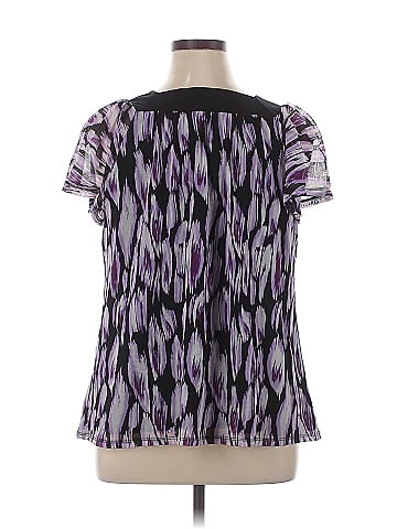 Apt. 9 Short Sleeve Blouse (view 2)