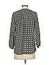Dana Buchman 100% Polyester Houndstooth Gray 3/4 Sleeve Blouse Size S - photo 4