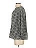 Dana Buchman 100% Polyester Houndstooth Gray 3/4 Sleeve Blouse Size S - photo 6