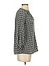 Dana Buchman 100% Polyester Houndstooth Gray 3/4 Sleeve Blouse Size S - photo 5