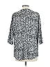 Como Blu Silver 3/4 Sleeve Blouse Size L - photo 2