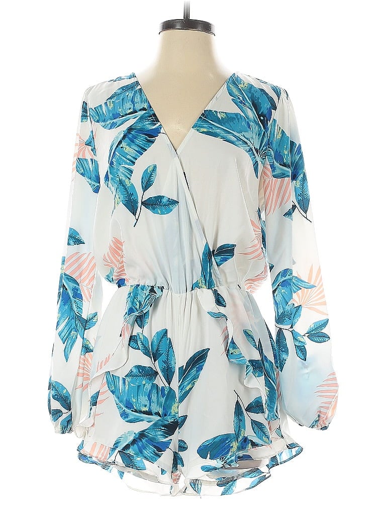 Pre-owned Buddy Love Romper In Blue