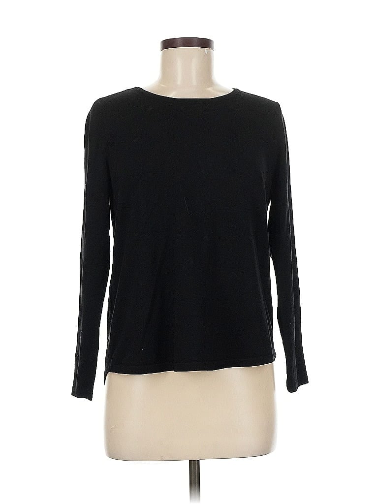 Pre-owned Chico's Cardigan Sweater In Black