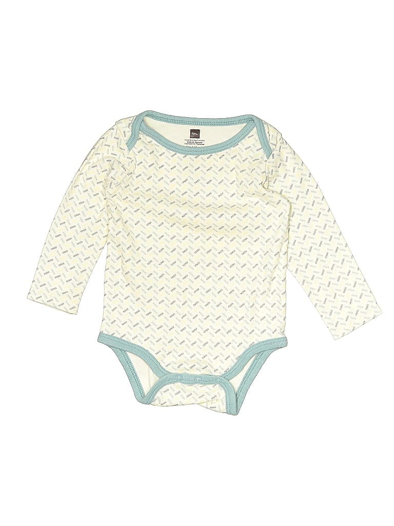 Click to view more detailed imagery on our partner's website Pre-owned Tea Babies' Long Sleeve Onesie In White