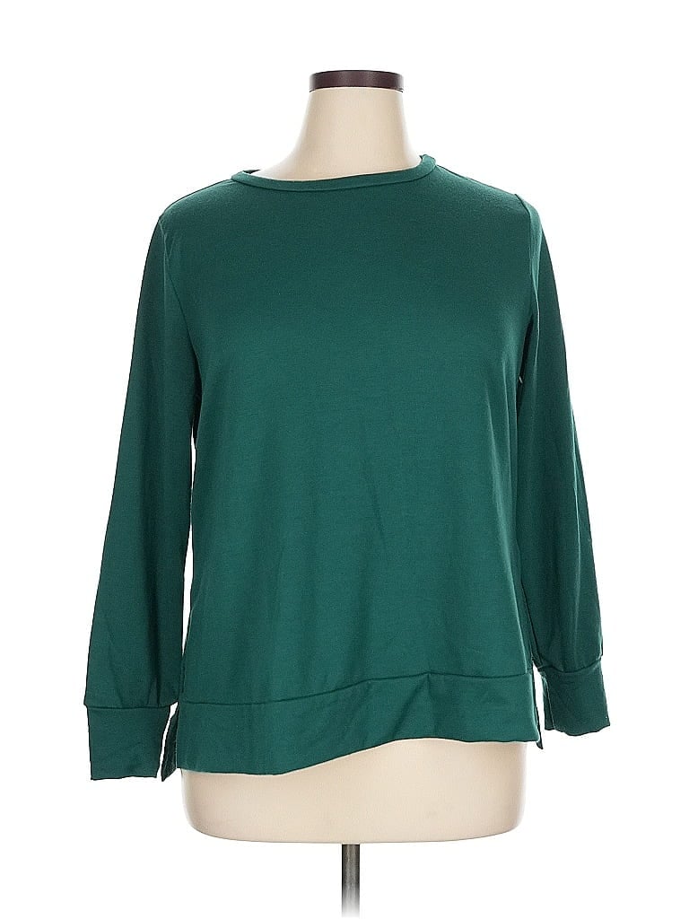Pre-owned Lola Getts Pullover Sweater In Green