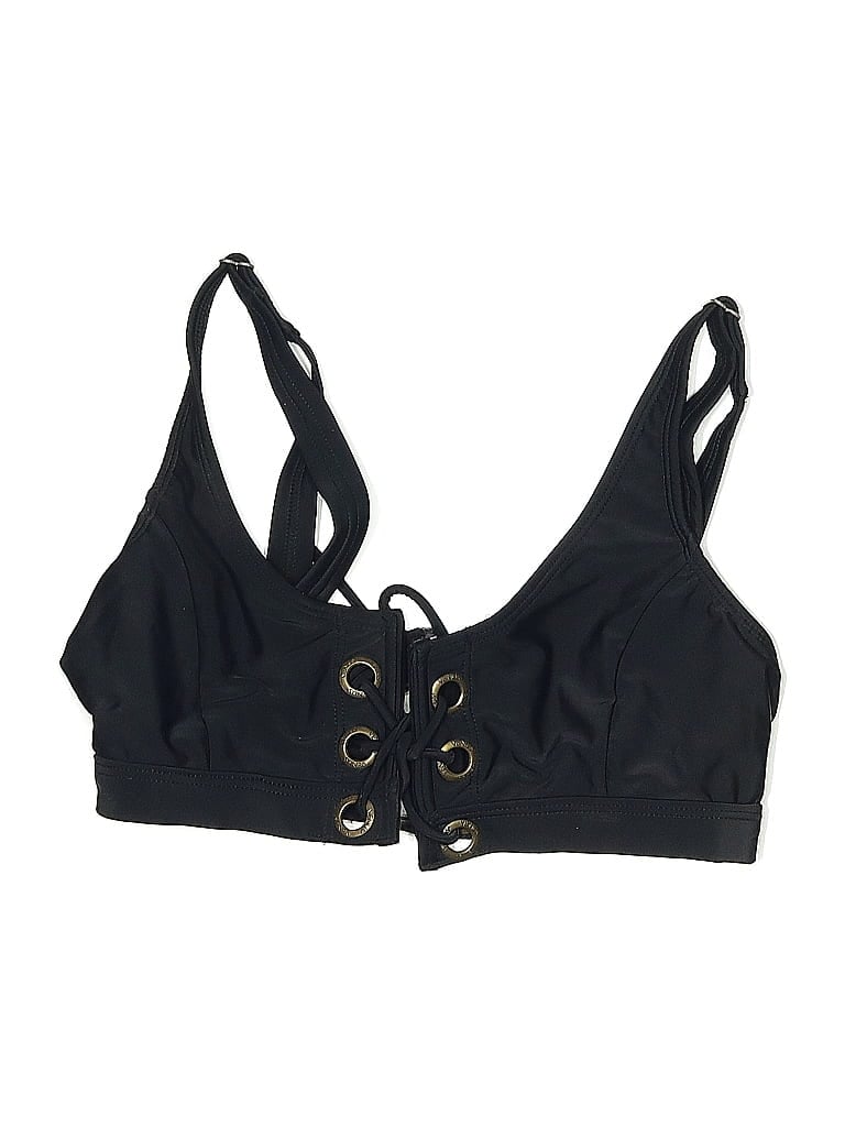 Pre-owned Venus Swimsuit Top Black Swimwear