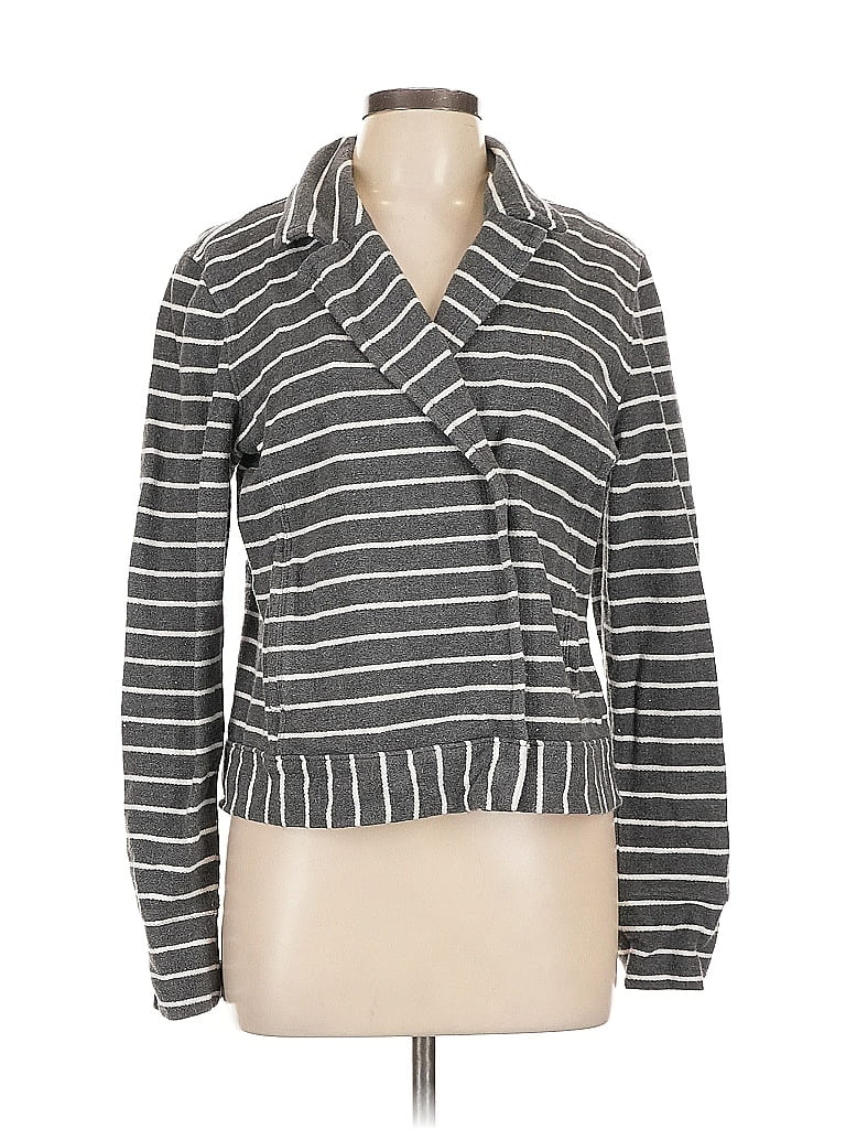 Pre-owned Ann Taylor Loft Jacket In Gray