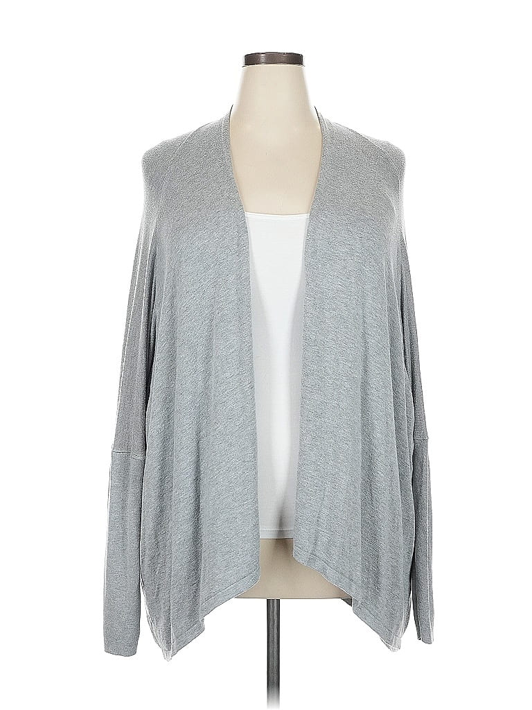 Click to view more detailed imagery on our partner's website Pre-owned Joan Vass Cardigan Sweater In Gray