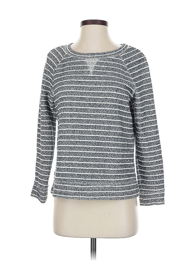 Pre-owned Lou & Grey Pullover Sweater In Gray