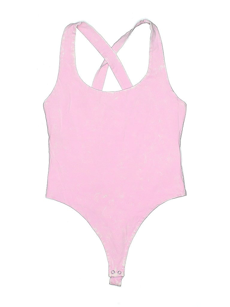 Pre-owned Forever 21 Bodysuit In Pink