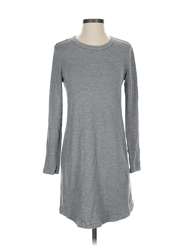 Pre-owned Lou & Grey Casual Dress In Gray