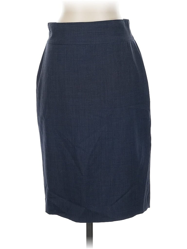 Click to view more detailed imagery on our partner's website Pre-owned Banana Republic Wool Skirt In Blue