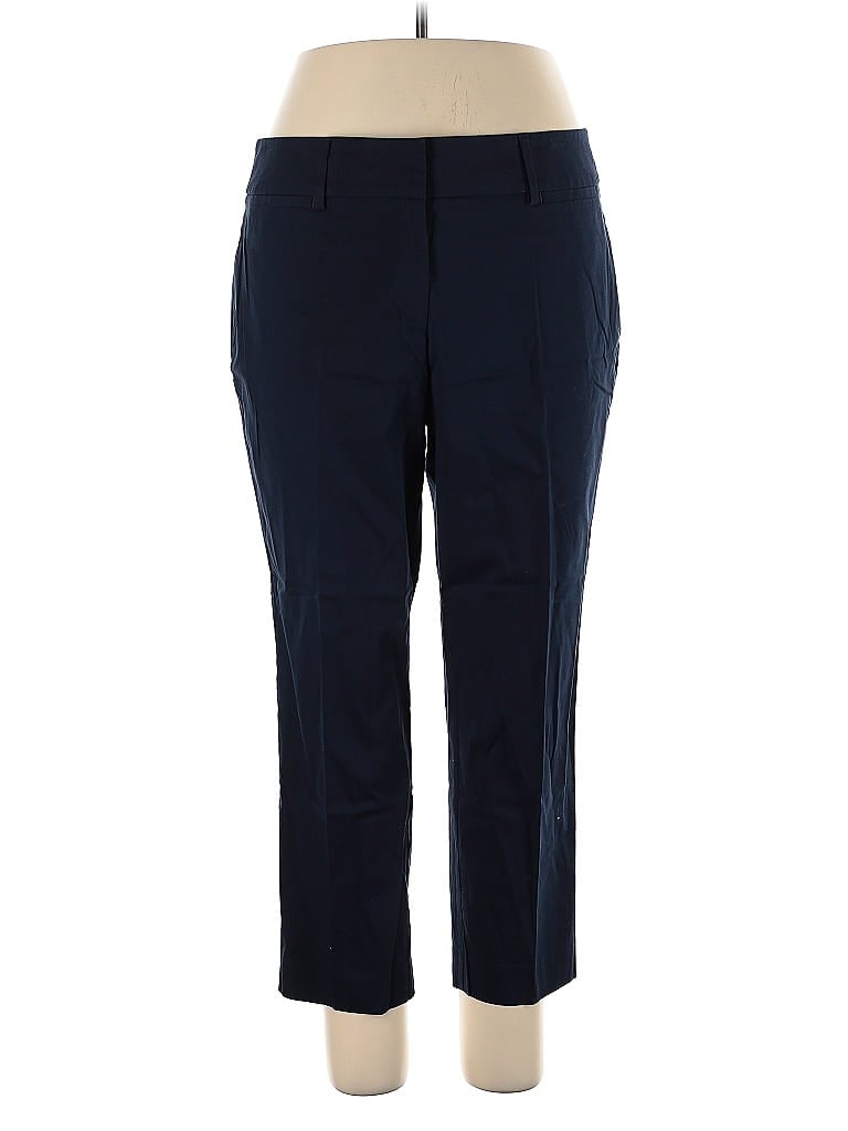 Pre-owned Ann Taylor Factory Dress Pants In Blue