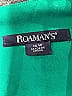 Roaman's Solid Green Casual Dress Size 16 - photo 8
