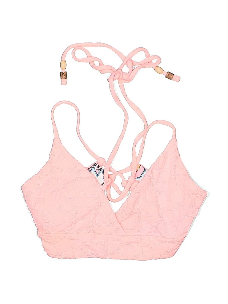 Pre-owned Unbranded Swimsuit Top Orange Swimwear