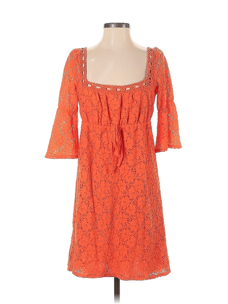 Pre-owned Laundry By Shelli Segal Casual Dress In Orange