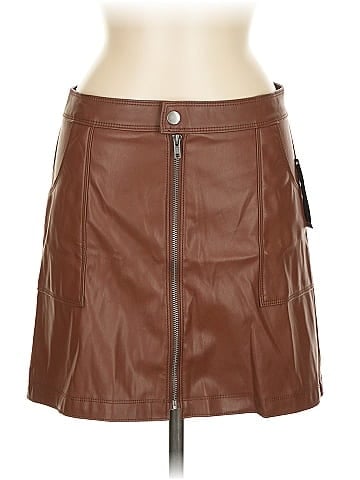 No Boundaries Faux Leather Skirt (view 1)