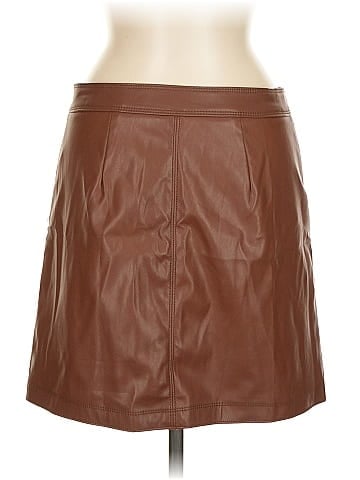 No Boundaries Faux Leather Skirt (view 2)