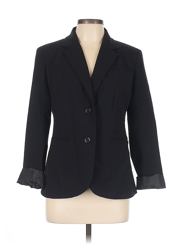 Pre-owned Larry Levine Blazer Jacket In Black