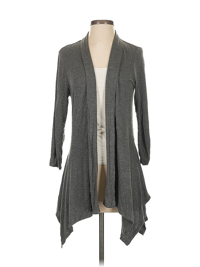 Pre-owned Ab Studio Cardigan Sweater In Gray
