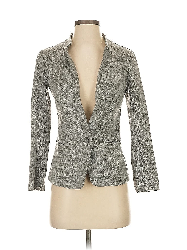Pre-owned Banana Republic Factory Store Blazer Jacket In Gray