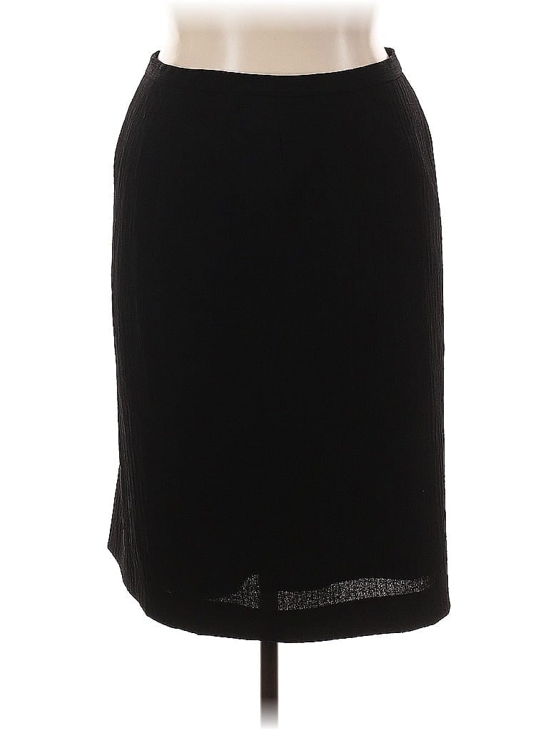 Pre-owned Kasper Casual Skirt In Black