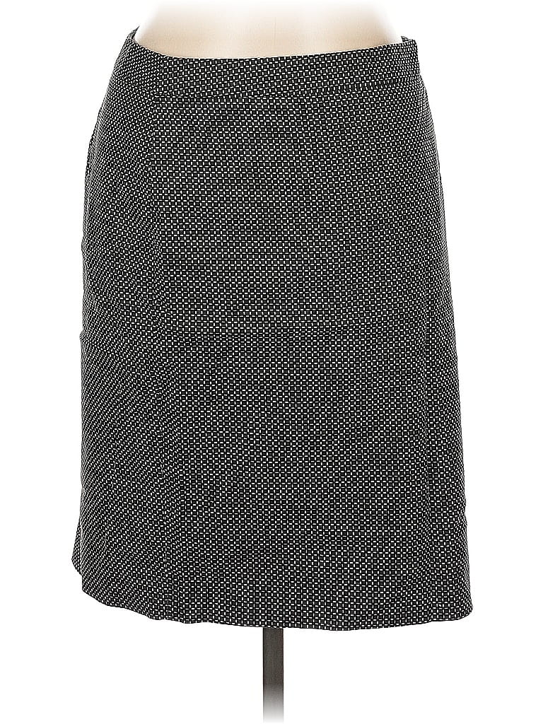 Pre-owned Liz Claiborne Career Casual Skirt In Gray