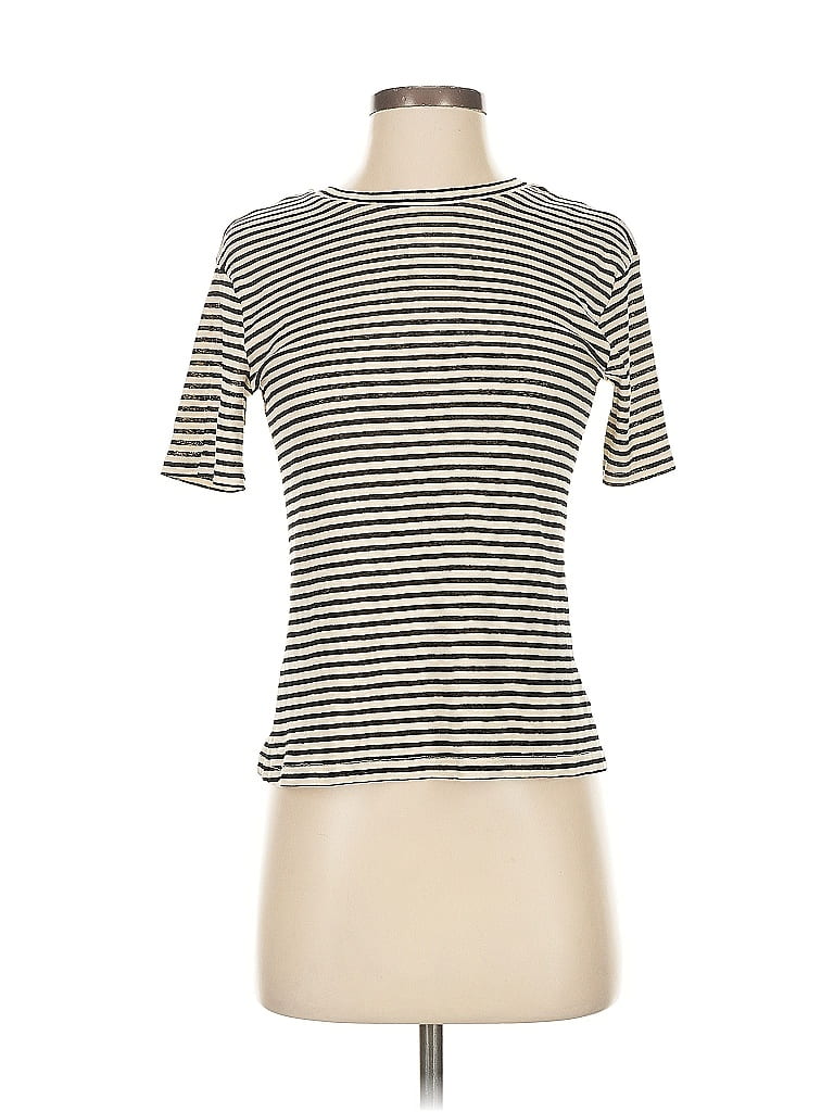 Pre-owned Mng Short Sleeve Turtleneck In White