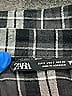Zara Plaid Black Long Sleeve Button-Down Shirt Size S - photo 7