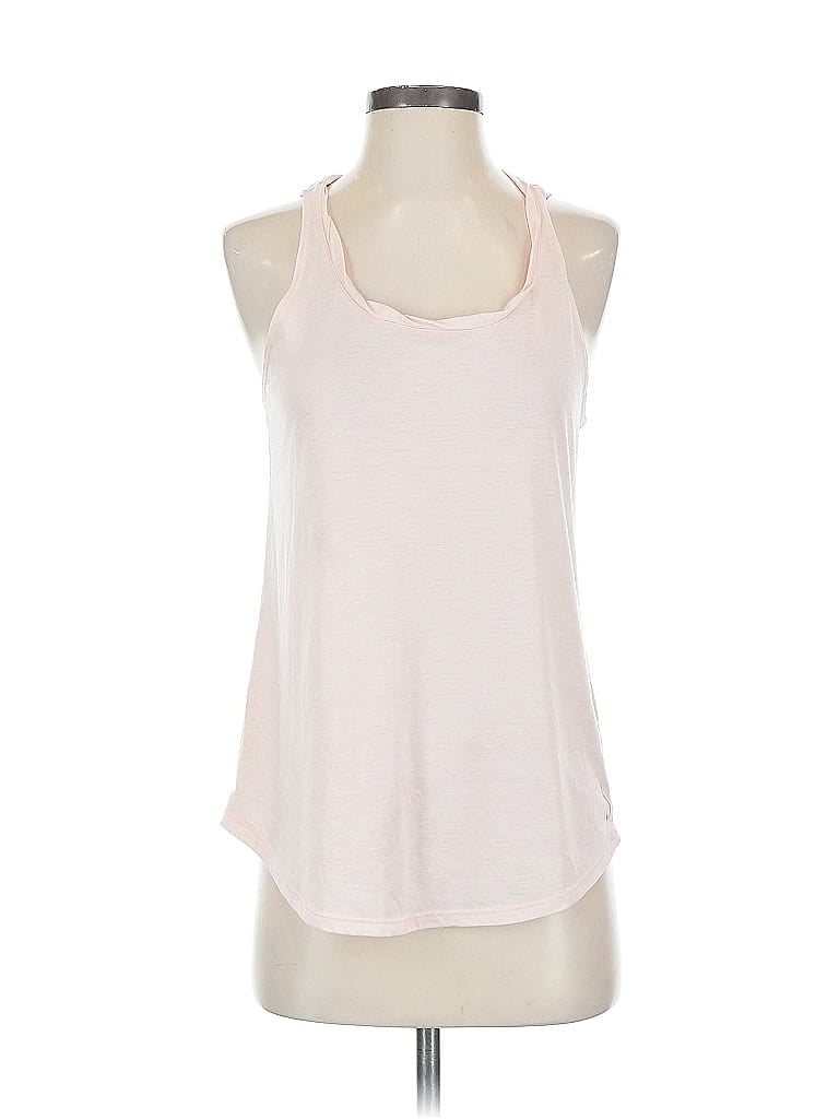 Pre-owned Nike Tank Top Tan Halter Neckline Tops In Brown