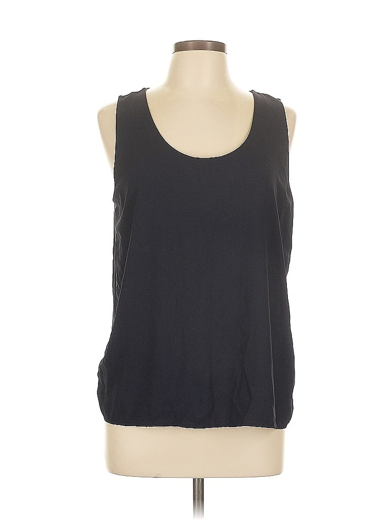 Pre-owned Ann Taylor Sleeveless T-shirt In Black