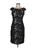Patra 100% Polyester Camo Black Cocktail Dress Size 6 - photo 1