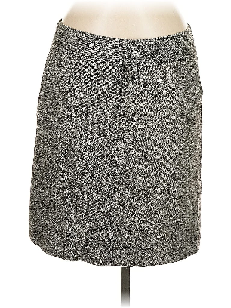 Pre-owned Eddie Bauer Formal Skirt In Gray