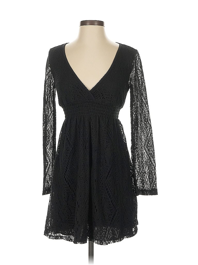 Pre-owned Ella Moss Cocktail Dress In Black