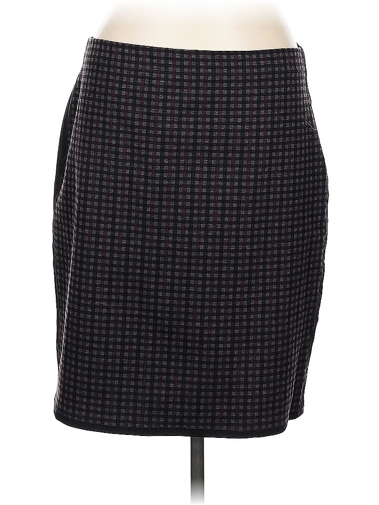 Pre-owned Max Studio Formal Skirt In Gray