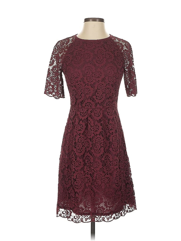 Pre-owned Chadwicks Cocktail Dress In Burgundy