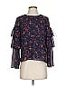 Madewell 100% Polyester Blue 3/4 Sleeve Blouse Size XS - photo 1