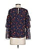 Madewell 100% Polyester Blue 3/4 Sleeve Blouse Size XS - photo 4