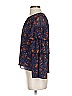 Madewell 100% Polyester Blue 3/4 Sleeve Blouse Size XS - photo 6