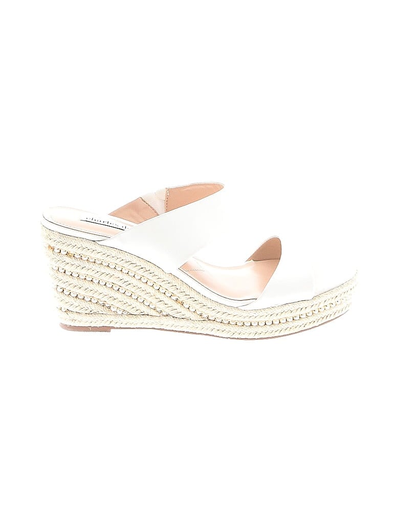 Click to view more detailed imagery on our partner's website Pre-owned Charles David Wedges In White