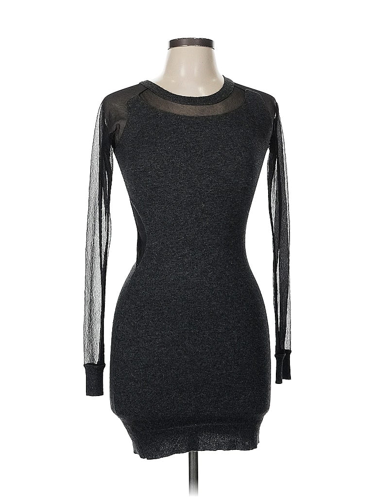 Pre-owned Allsaints Spitalfields Cocktail Dress In Gray