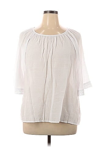 Counterparts 3/4 Sleeve Blouse (view 1)