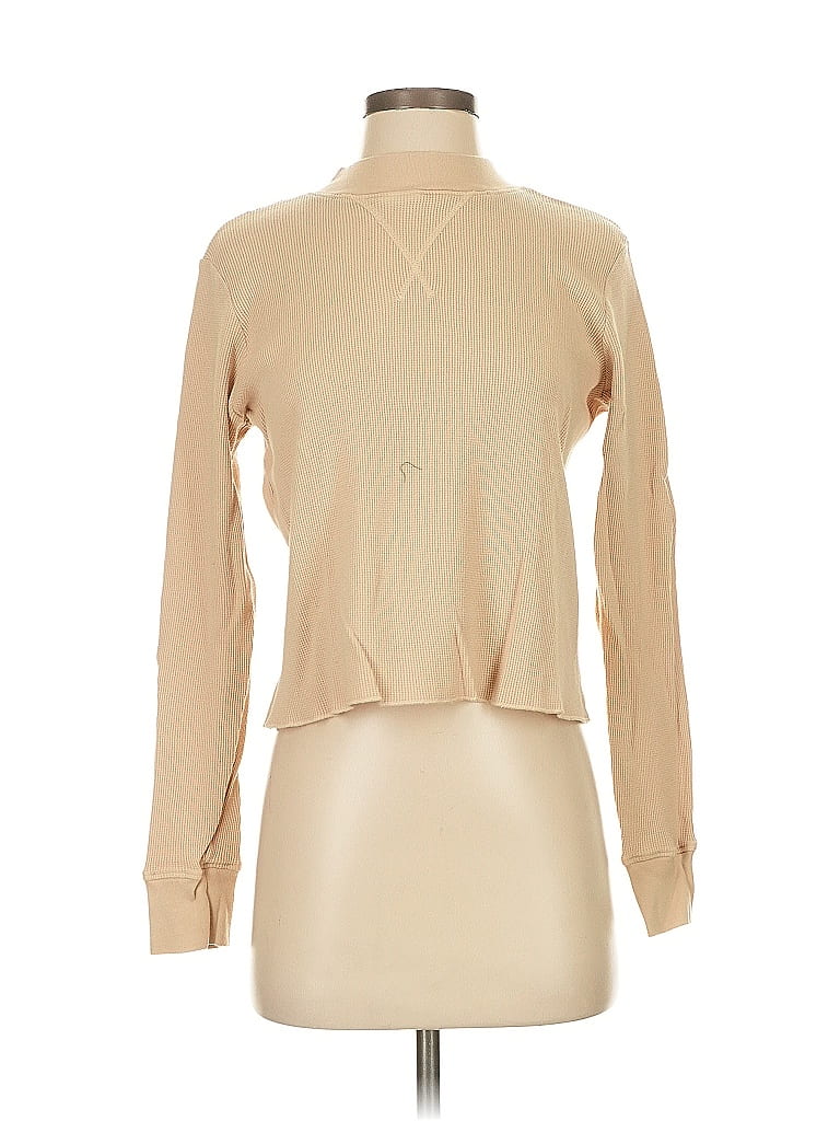 Mate 100% Organic Cotton Tan Turtleneck Sweater Size S - photo 1