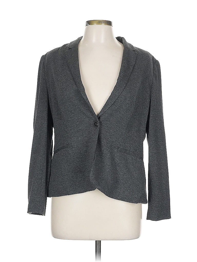 Pre-owned Old Navy Blazer Jacket In Gray