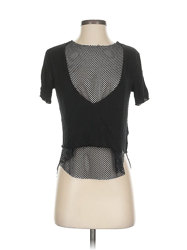 Koral 100% Tencel Black Short Sleeve T-Shirt Size XS - photo 1