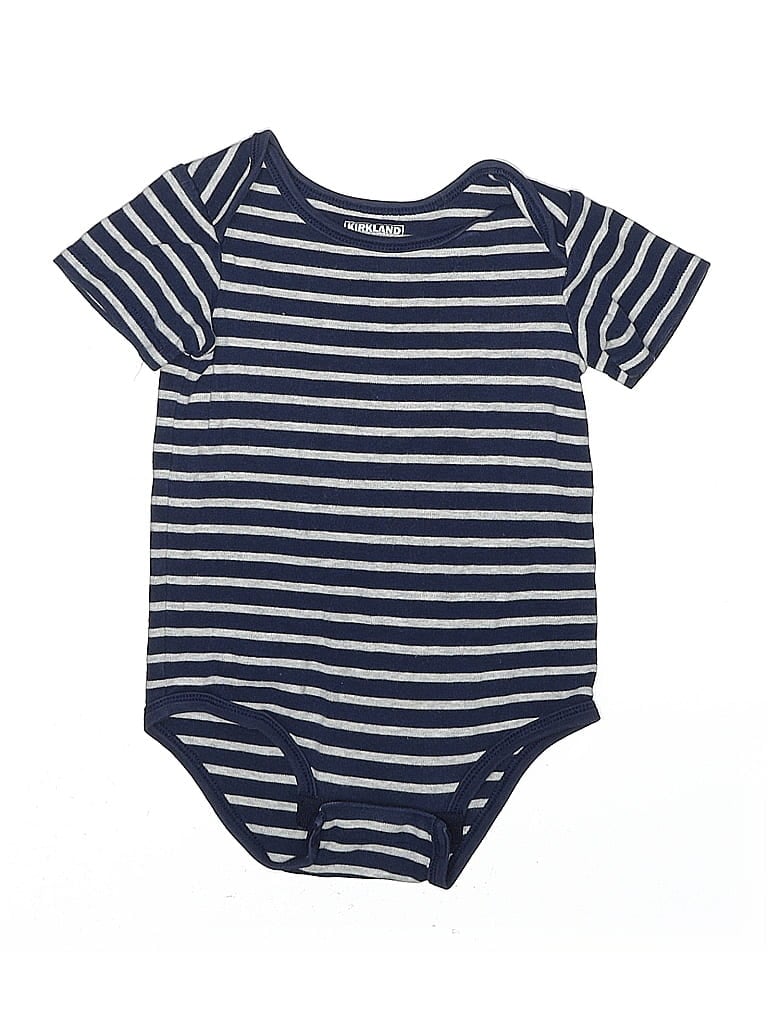 KIRKLAND SIGNATURE Pre-owned Kids' Short Sleeve Onesie In Blue