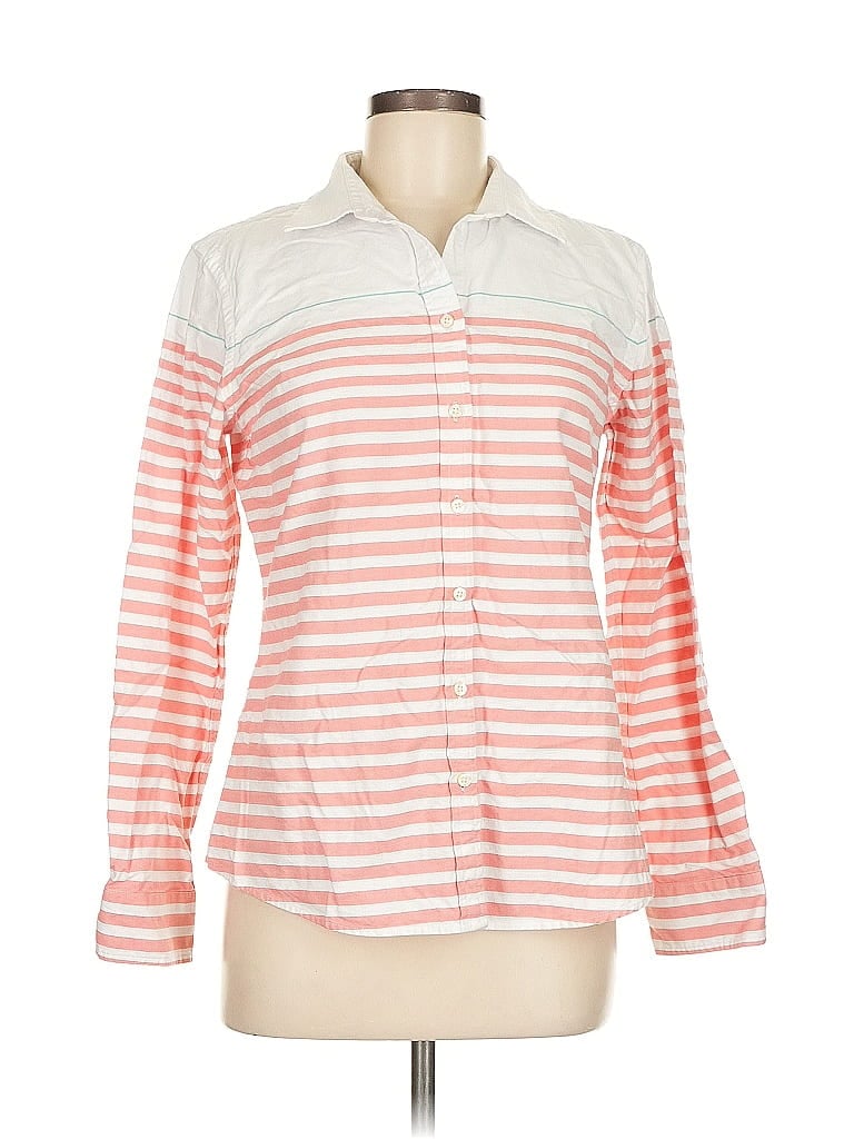 Pre-owned Banana Republic Long Sleeve Button Down Shirt In Pink