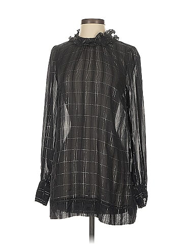 Juicy Couture Long Sleeve Silk Top (view 1)