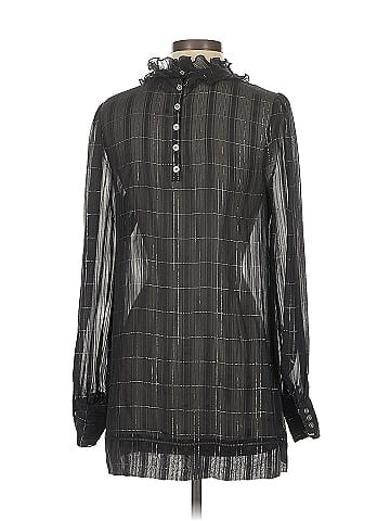 Juicy Couture Long Sleeve Silk Top (view 2)